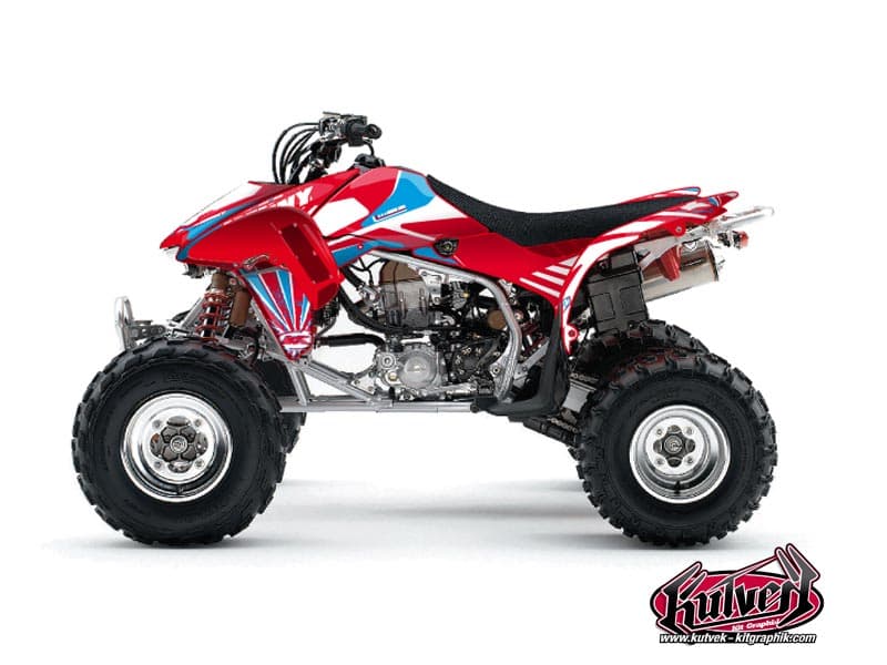 kit graphique quad honda trx 450 r kick kenny   