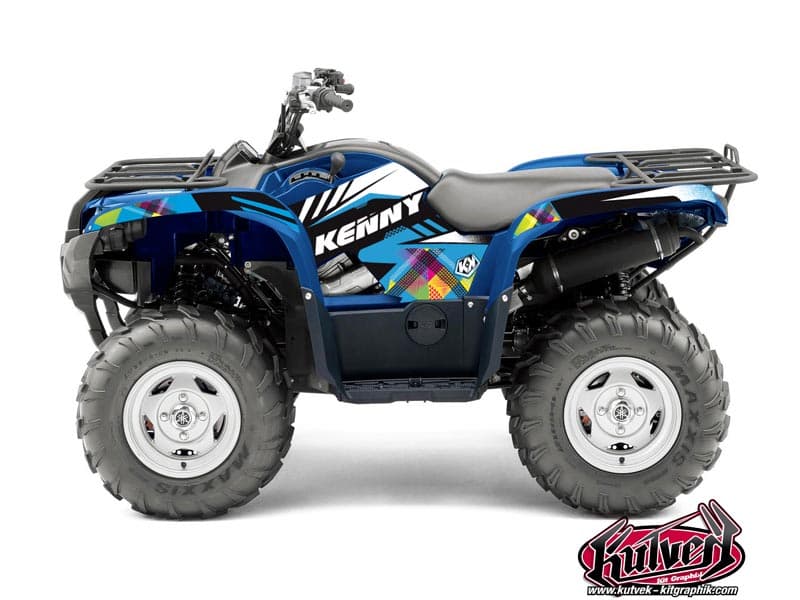 Kit graphique Quad Kenny Yamaha 550-700 Grizzly Bleu