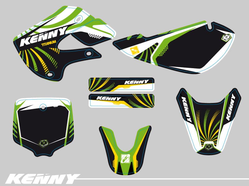 deko-set moto-cross kenny kawasaki 65 kx | Kawasaki | Kutvek - View 2