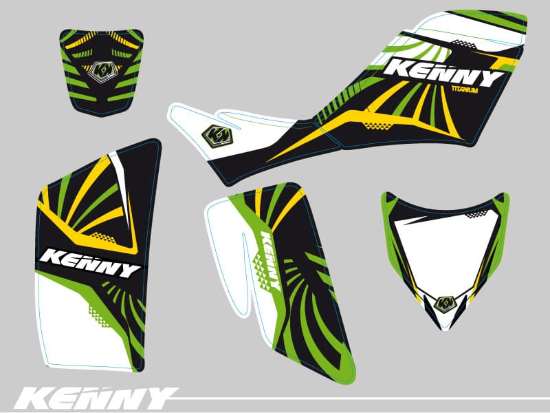 Kit graphique Quad Kenny Kawasaki 700 KFX | Kawasaki | Kutvek - View 2
