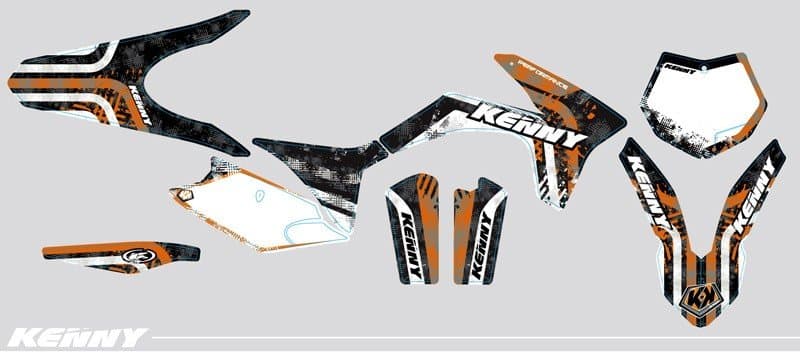 deko-set moto-cross ktm exc excf kenny replica | KTM | Kutvek - View 2
