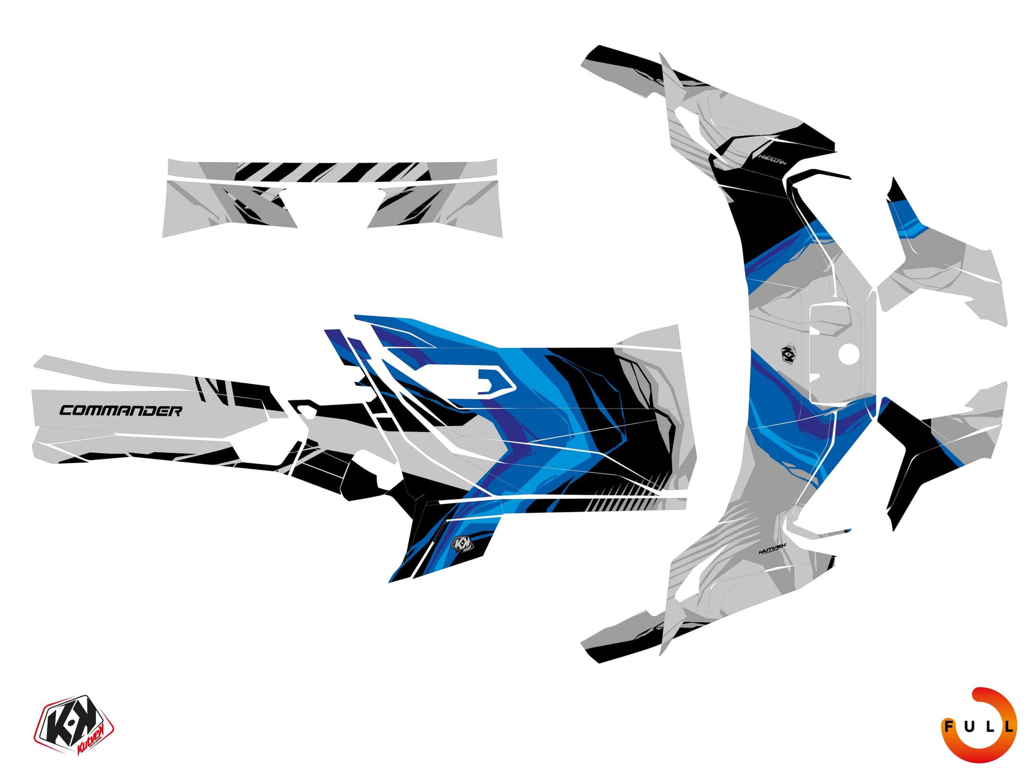 kit decorativo ssv can-am commander kliff blu | Can am | Kutvek - View 3