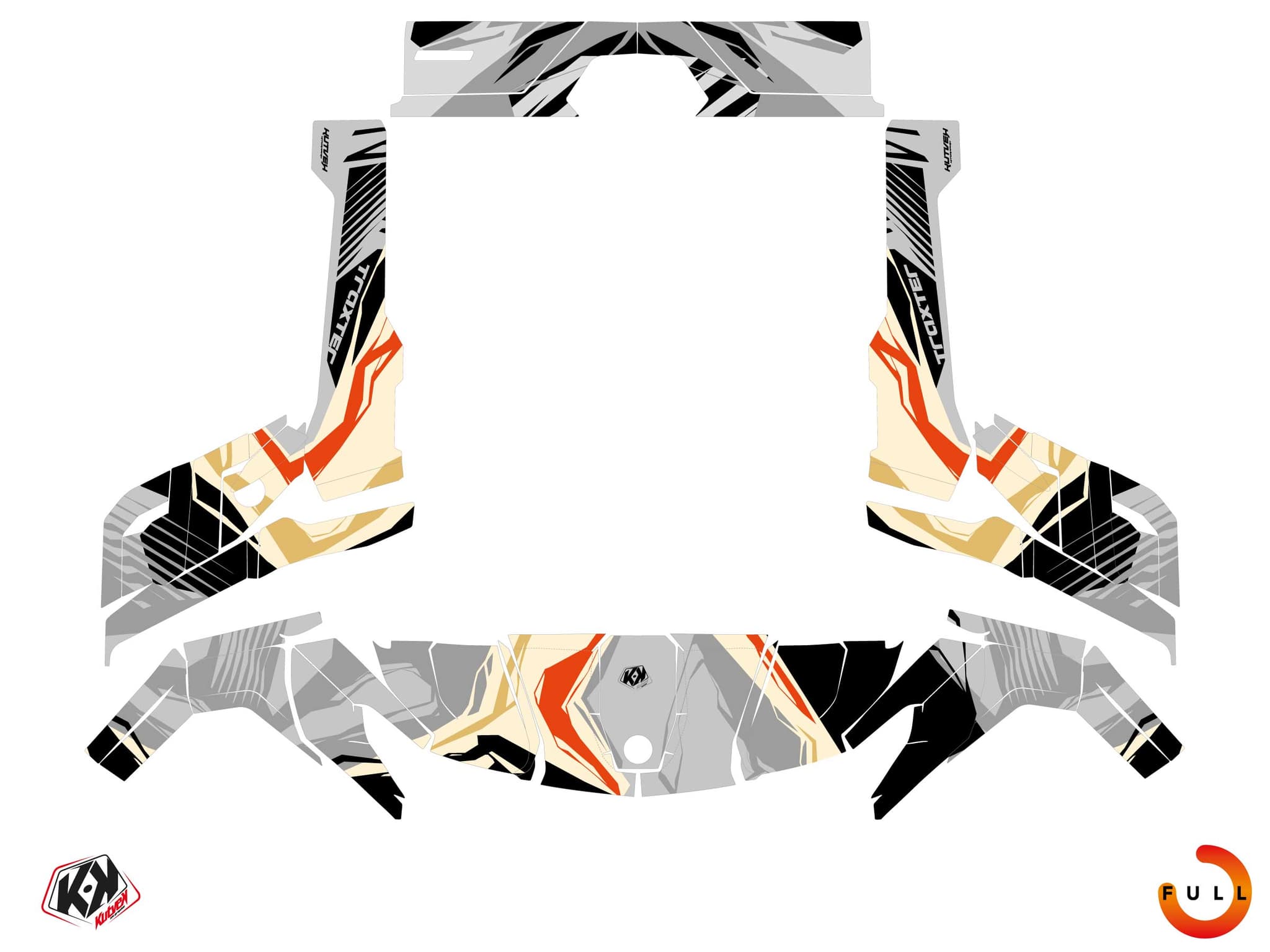 Kit graphique SSV CAN-AM TRAXTER KLIFF Sable | Can am | Kutvek - View 3