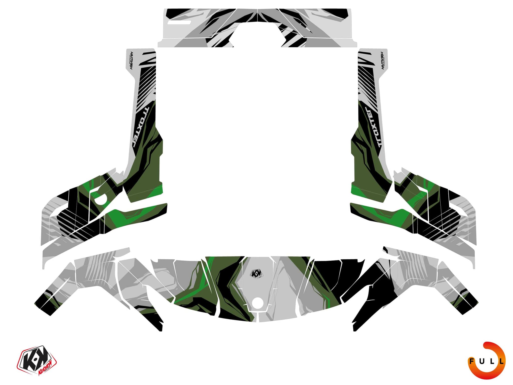 Kit graphique SSV CAN-AM TRAXTER KLIFF Vert | Can am | Kutvek - View 3