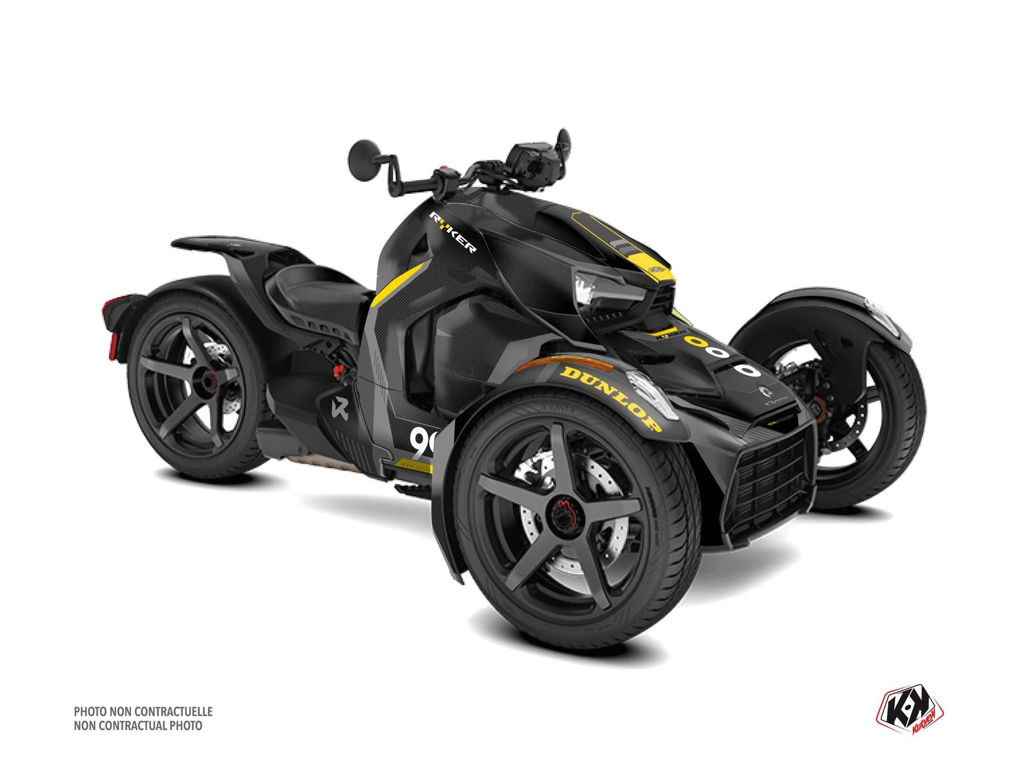 kit graphique  klover gris hybride can-am ryker 900 sport