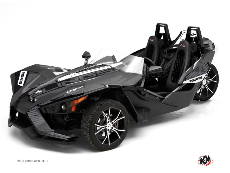 Kit graphique Hybride Knight Polaris Slingshot Noir
