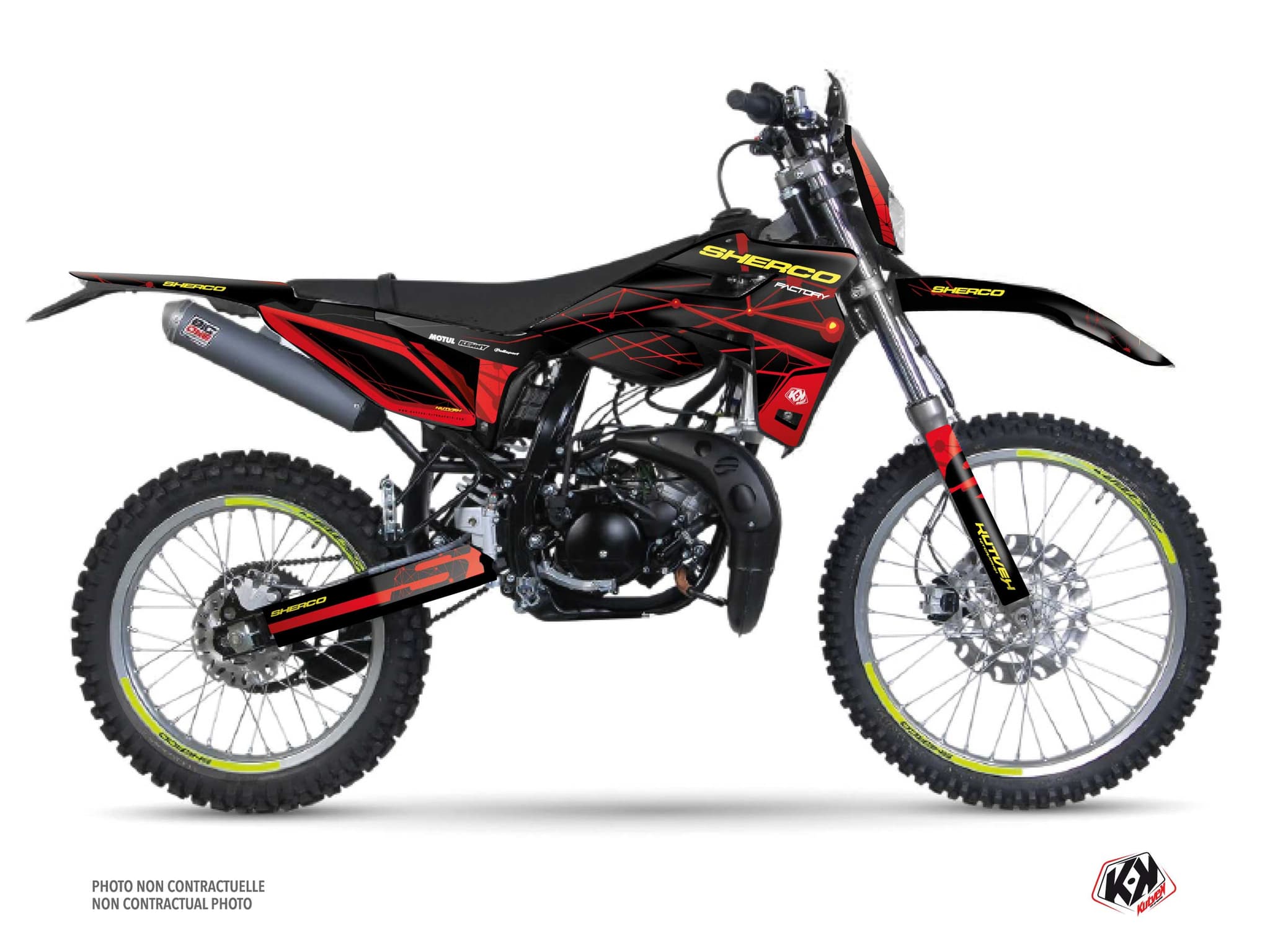 deko-set 50cc kosmos sherco se 50 rot