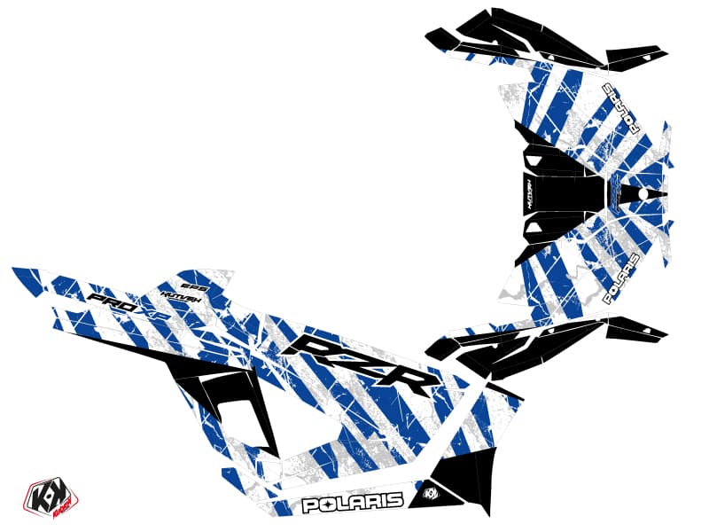 kit graphique ssv krack polaris rzr pro xp bleu | Polaris | Kutvek - View 2