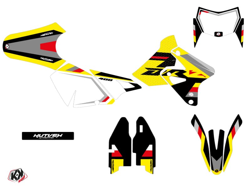 deko-set moto-cross label suzuki drz 400 sm schwarz | Suzuki | Kutvek - View 2