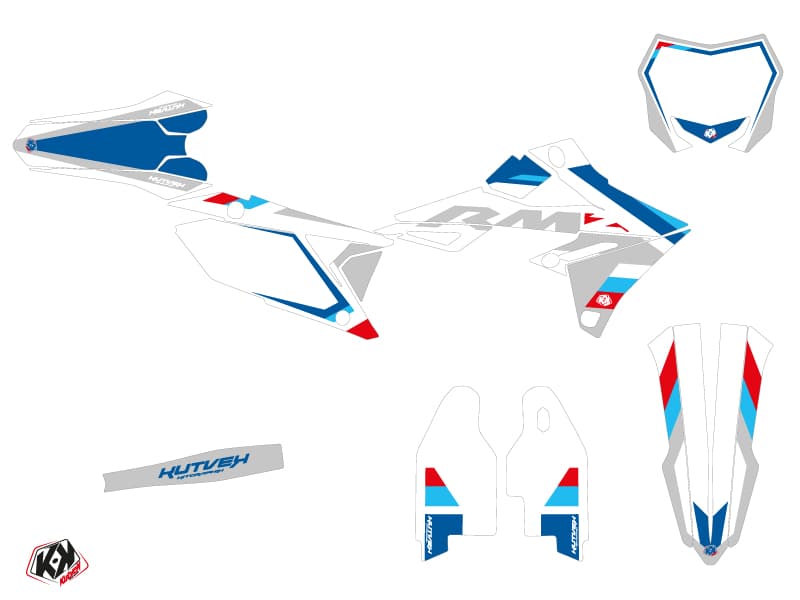 kit graphique motocross suzuki rm-z 250 label blanc | Suzuki | Kutvek - View 2