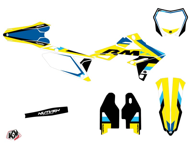kit graphique motocross suzuki rm-z 450 label bleu | Suzuki | Kutvek - View 2