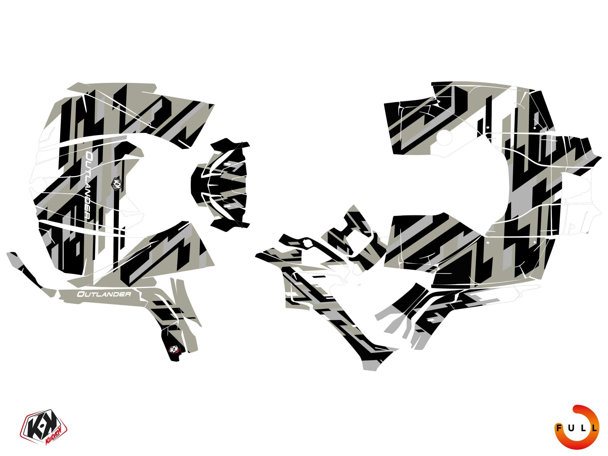 kit decorativo quad can-am outlander 1000 r lane craie | Can am | Kutvek - View 3