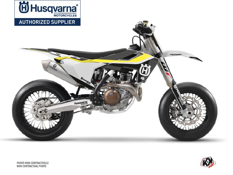 kit graphique motocross husqvarna fs 450 legend noir  
