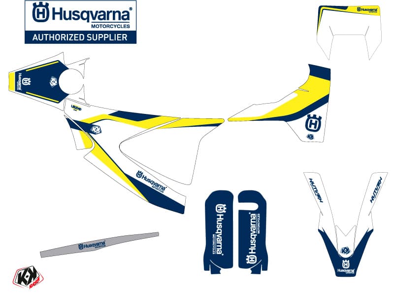 kit graphique motocross husqvarna enduro 701 legend bleu | Husqvarna | Kutvek - View 2