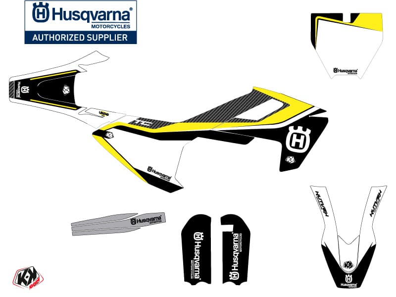 deko-set moto-cross legend husqvarna tc 65 schwarz | Husqvarna | Kutvek - View 2