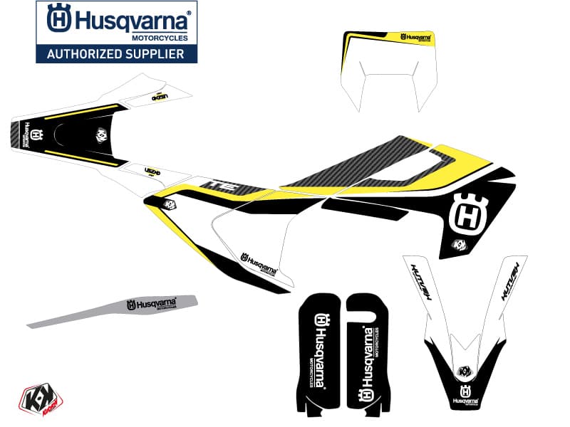 kit graphique motocross husqvarna te 300 legend noir | Husqvarna | Kutvek - View 2