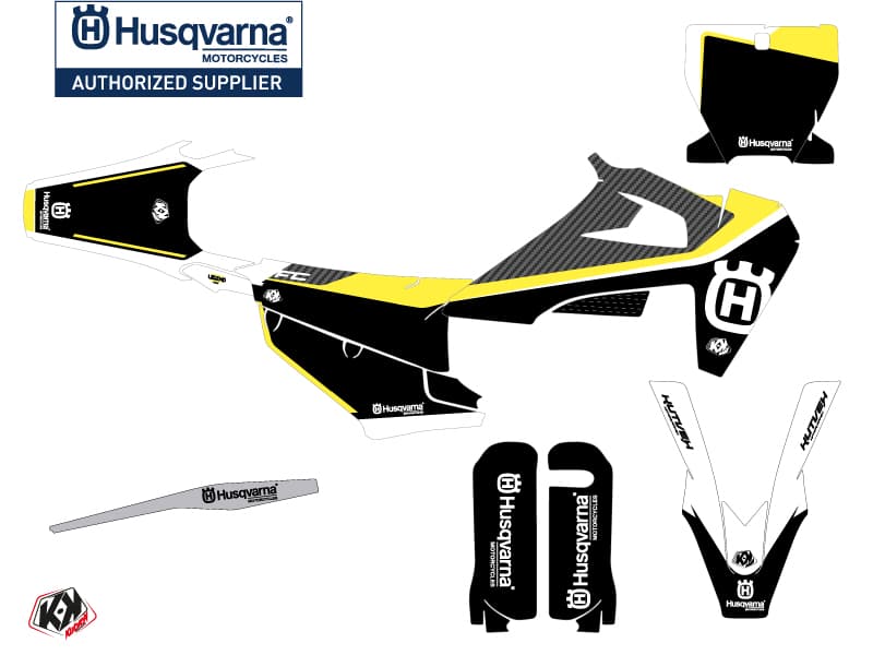 deko-set moto-cross husqvarna fc 250 legend schwarz | Husqvarna | Kutvek - View 2