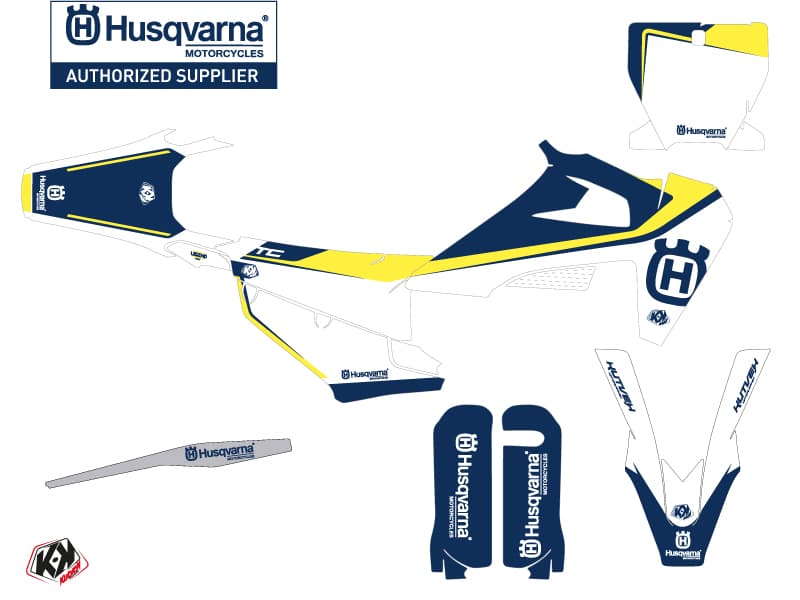 deko-set moto-cross legend husqvarna tc 250 blau | Husqvarna | Kutvek - View 2