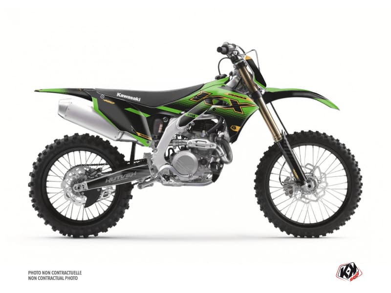 kit graphique motocross kawasaki kx 450 f live or  