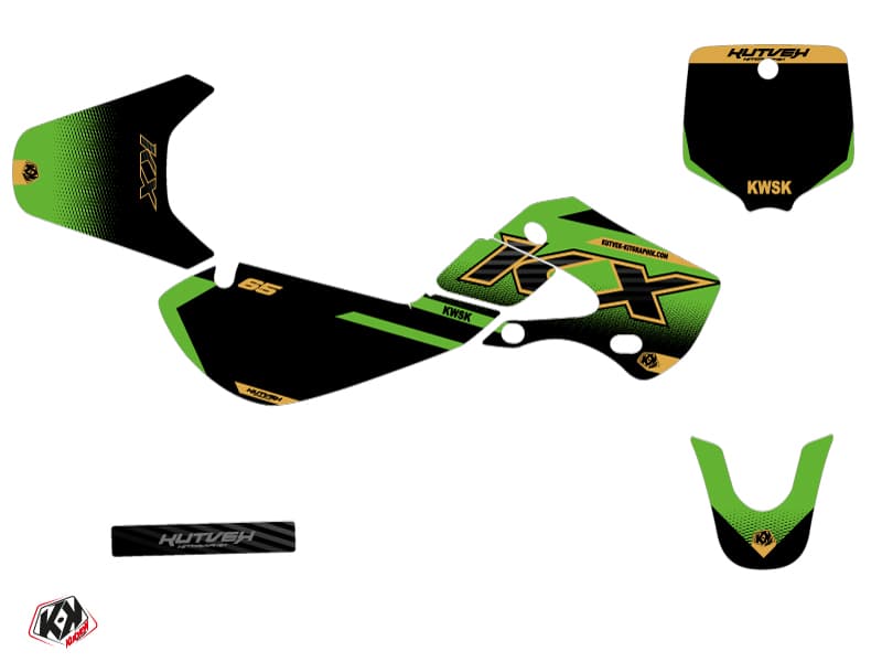 kit graphique motocross kawasaki kx 65 live or | Kawasaki | Kutvek - View 2