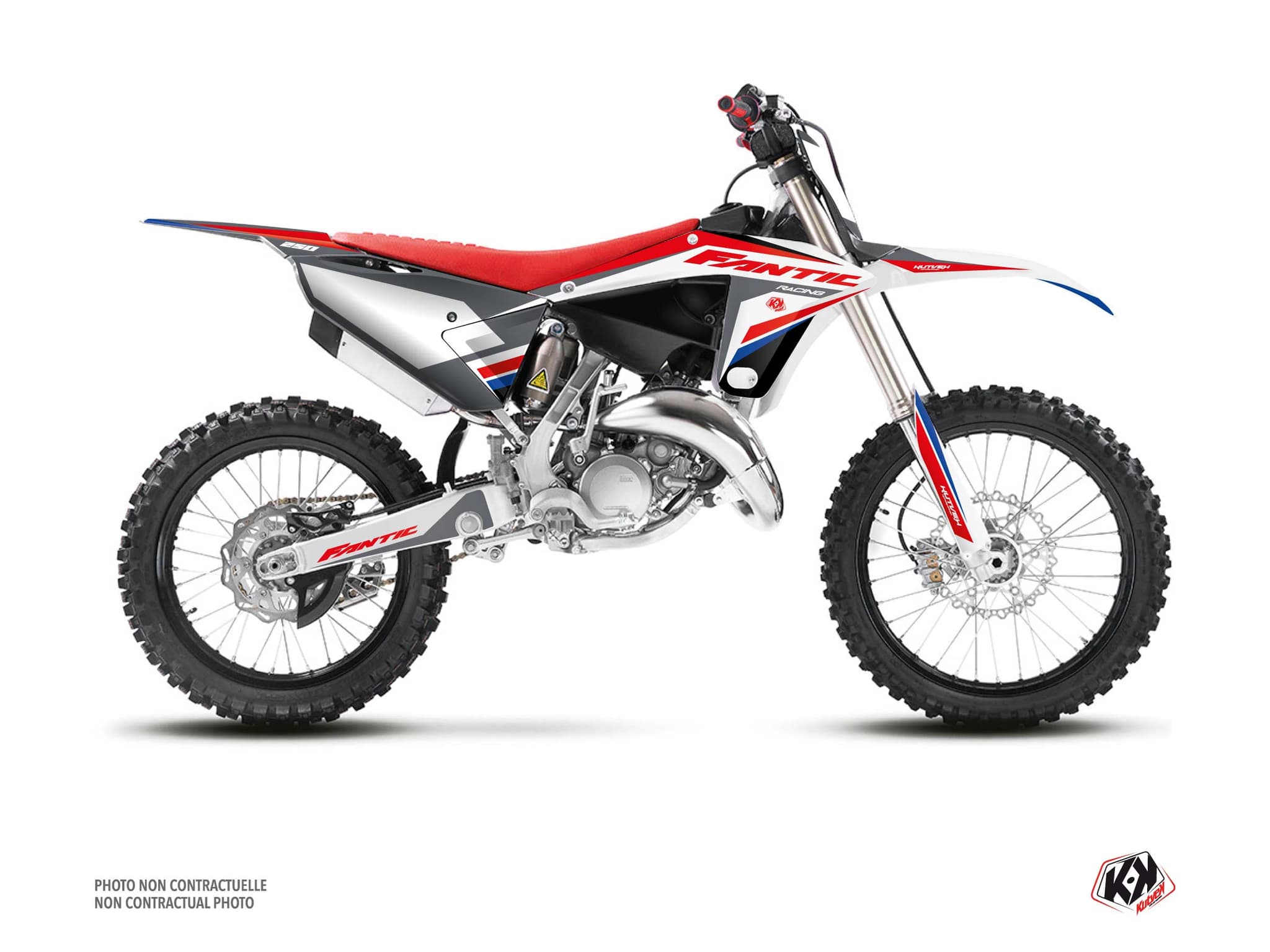Kit Graphique motocross fantic xx 250 mantova bleu  