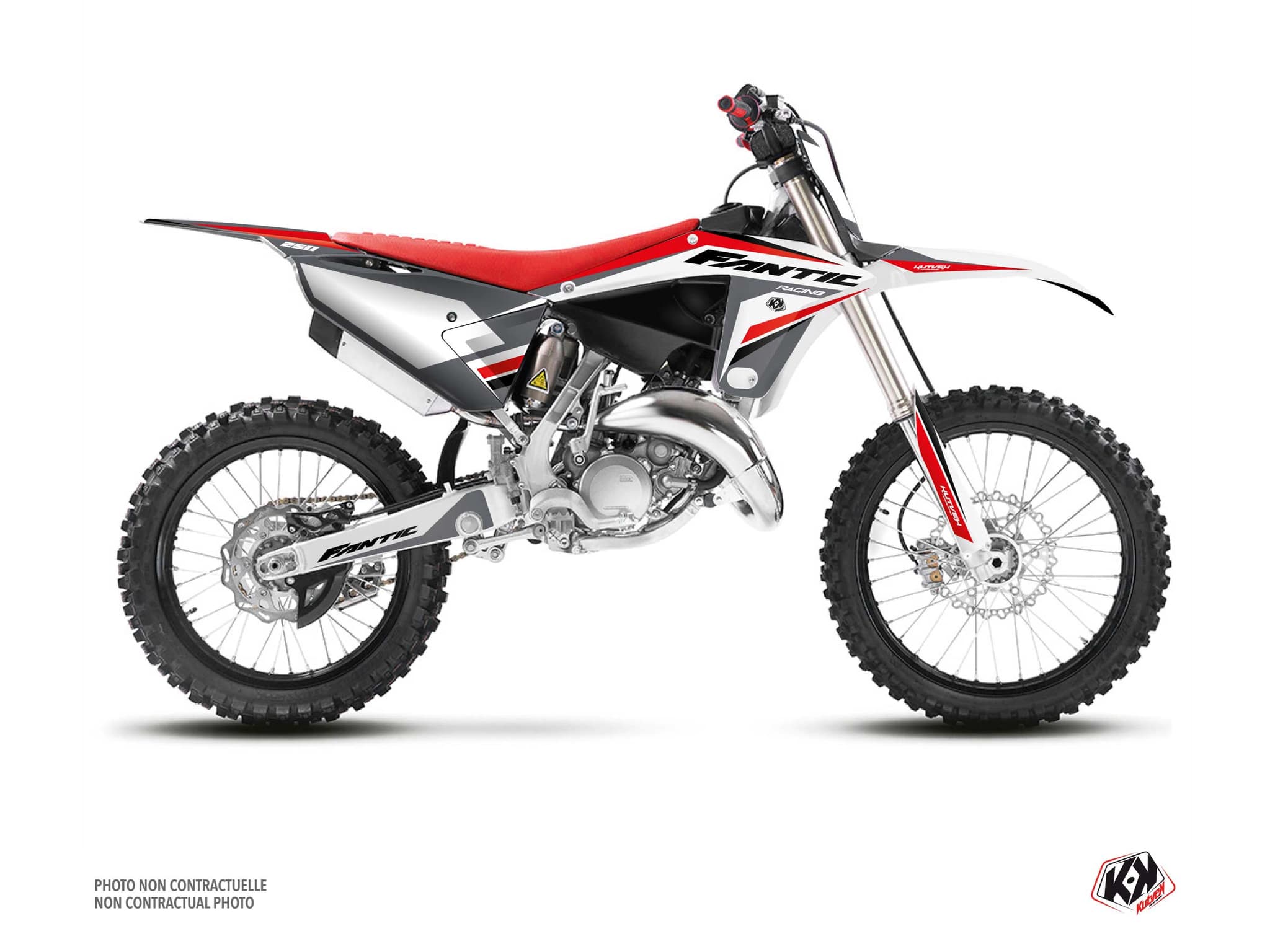 Kit Graphique motocross fantic xx 250 mantova noir  