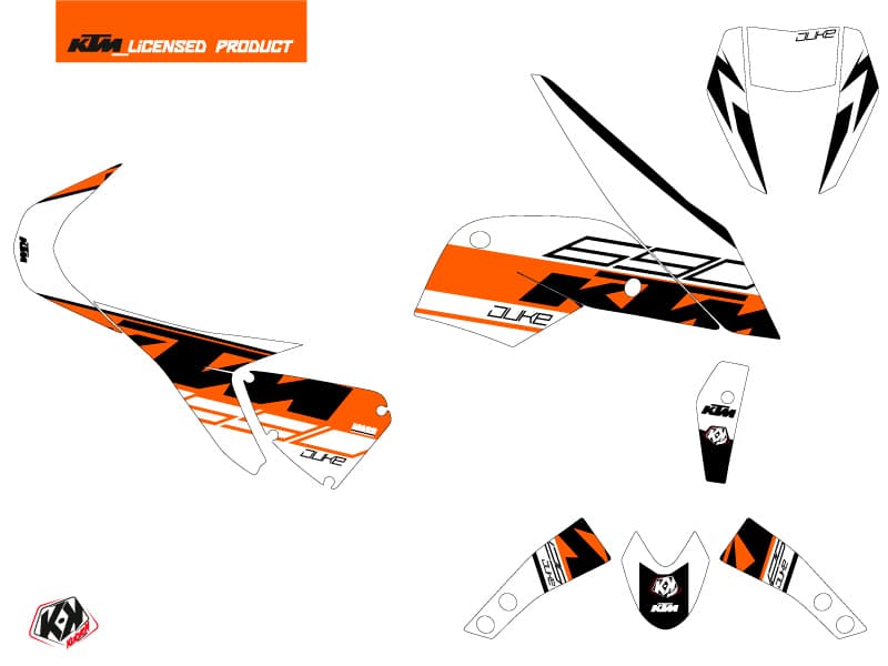 kit graphique moto ktm duke 690 mass orange | KTM DUKE | Kutvek - View 2