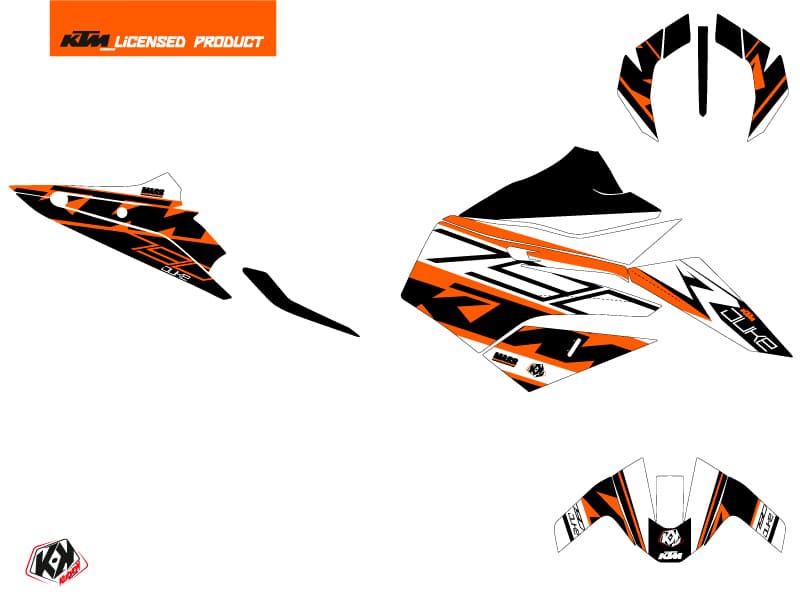 kit graphique moto ktm duke 790 mass orange | KTM DUKE | Kutvek - View 2