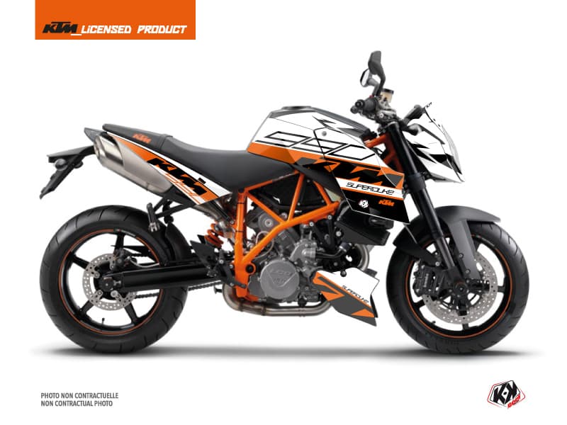 Kit graphique Moto Mass KTM Super Duke 990 Orange