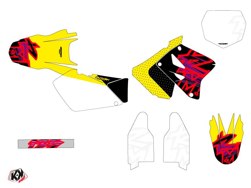 Kit graphique Moto Cross Memories Suzuki 125 RM | Suzuki | Kutvek - View 2