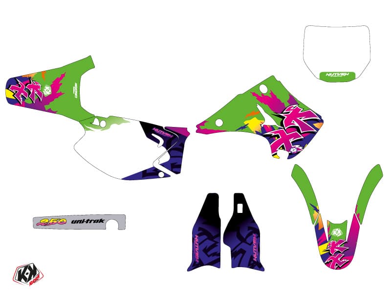 Kit graphique Moto Cross Memories Kawasaki 250 KX | Kawasaki | Kutvek - View 2