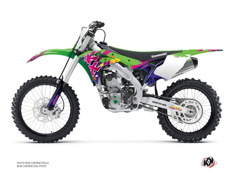 kit graphique motocross kawasaki kx 250 f memories   