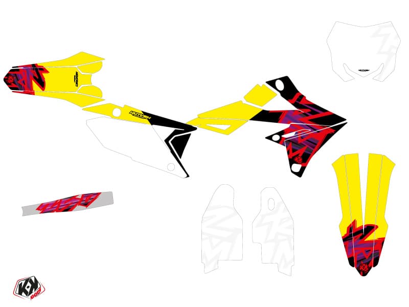 kit graphique motocross suzuki rm-z 250 memories | Suzuki | Kutvek - View 2
