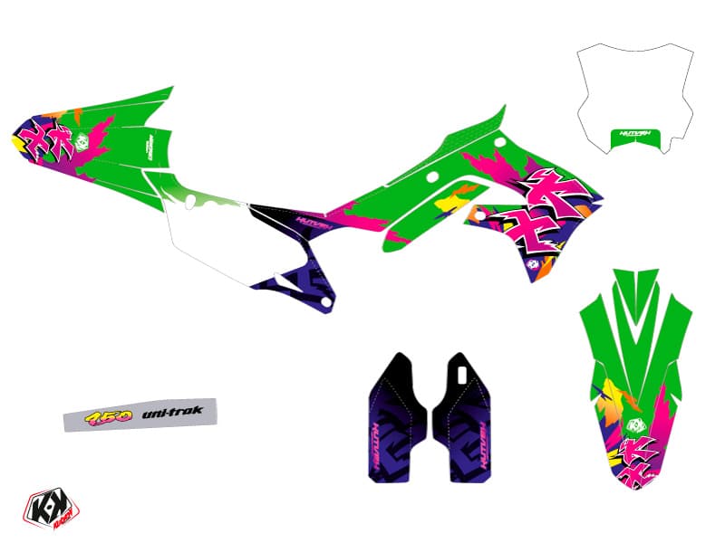 deko-set moto-cross memories kawasaki 450 kxf | Kawasaki | Kutvek - View 2