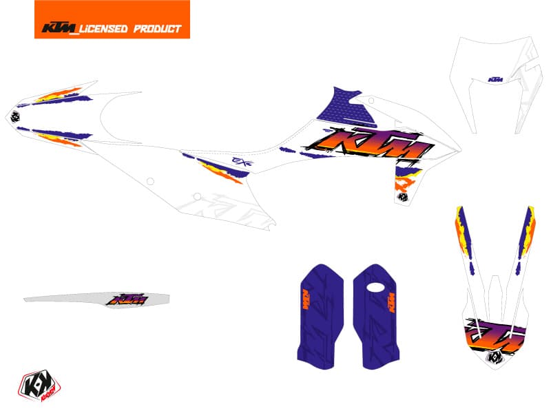 Kit graphique Moto Cross Memories KTM EXC-EXCF | KTM | Kutvek - View 2