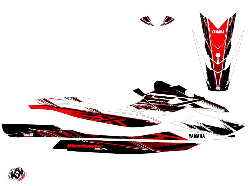 deko-set waverunner yamaha ex sport mission weiß-rot | Yamaha | Kutvek - View 2