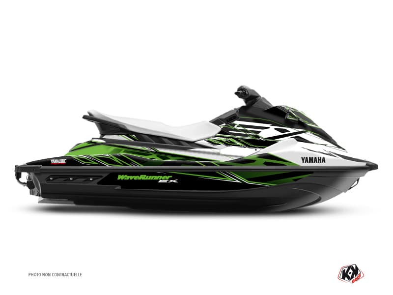 deko-set waverunner yamaha ex sport mission weiß-grün 