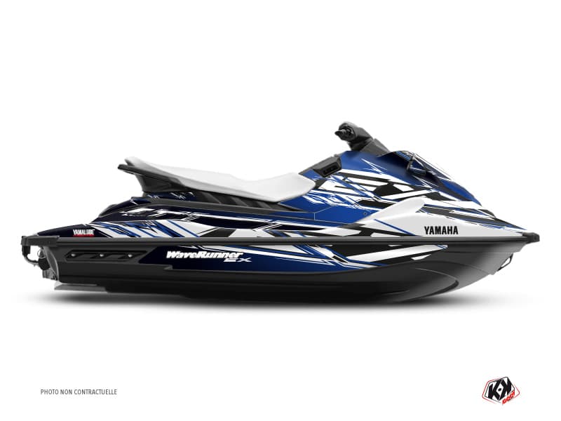 deko-set jet-ski mission yamaha ex blau