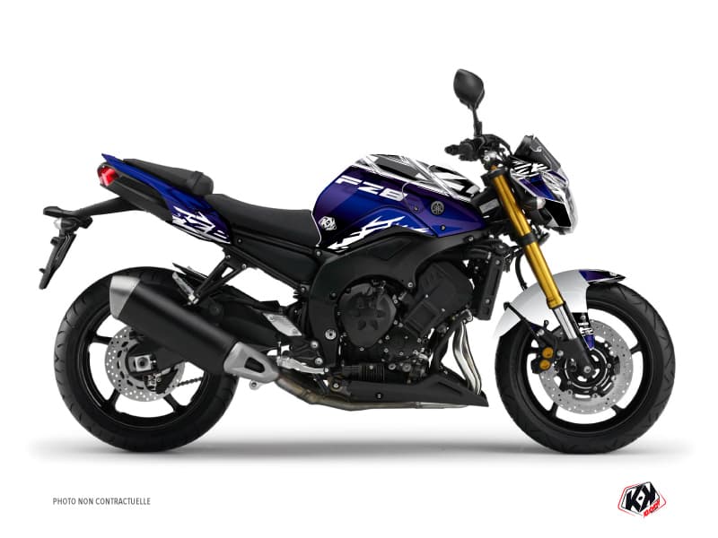 Kit graphique Moto Mission Yamaha FZ 8 Bleu