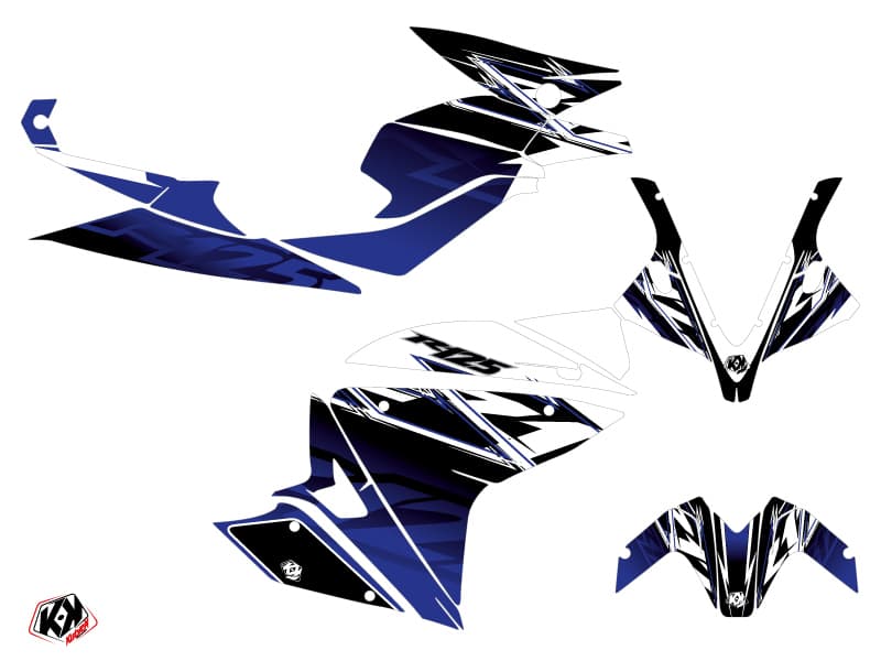 Kit graphique Moto Mission Yamaha R125 Bleu | Yamaha | Kutvek - View 2