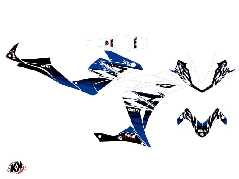 deko-set moto mission yamaha r3 blau | Yamaha | Kutvek - View 2
