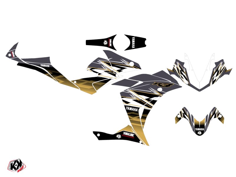 kit graphique moto yamaha r3 mission marron | Yamaha | Kutvek - View 2