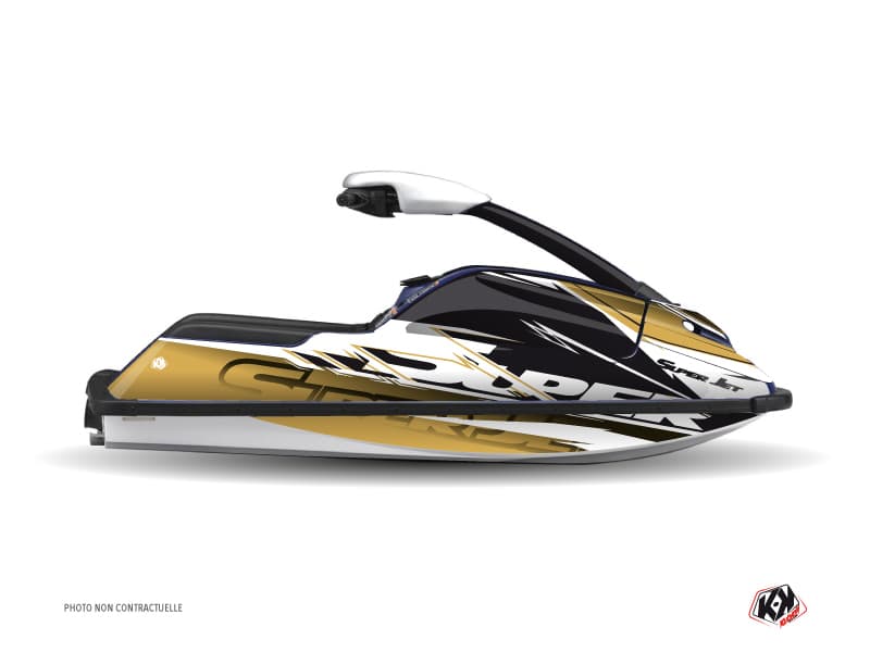 Kit graphique Jet-Ski Mission Yamaha Superjet Marron