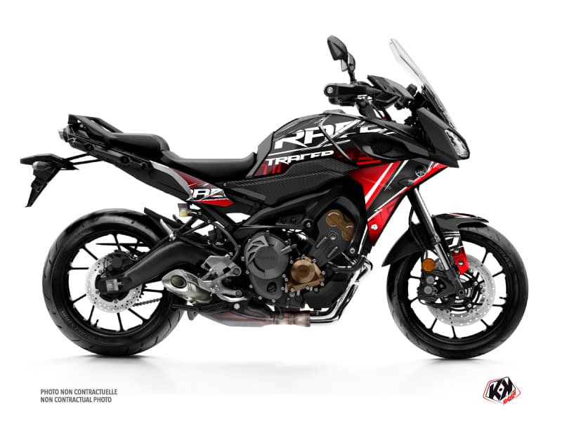 kit graphique moto yamaha tracer 900 mission rouge  