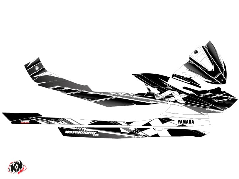 kit graphique jet-ski mission yamaha vx noir gris | Yamaha | Kutvek - View 2