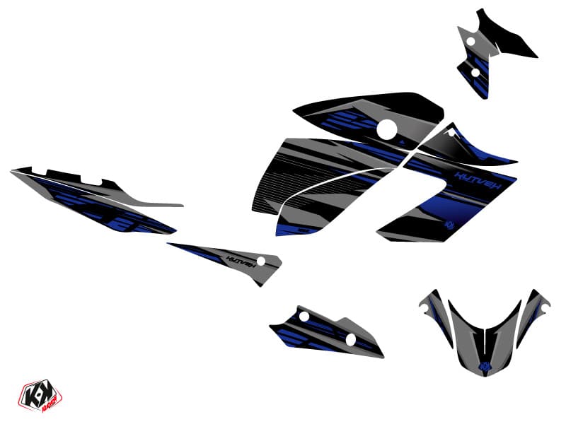 Yamaha XJ6 Street Bike Night Graphic Kit Black Blue | Yamaha | Kutvek - View 2