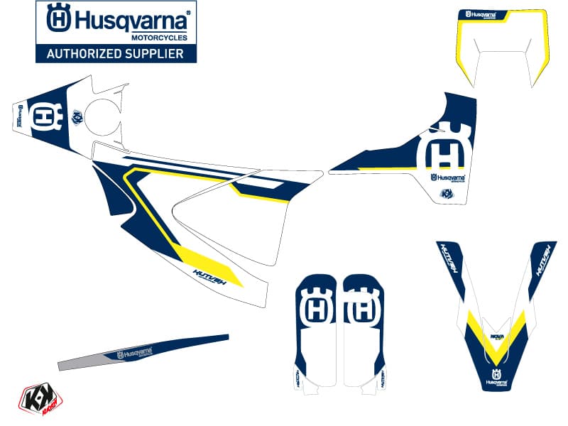 kit graphique motocross husqvarna enduro 701 nova bleu | Husqvarna | Kutvek - View 2