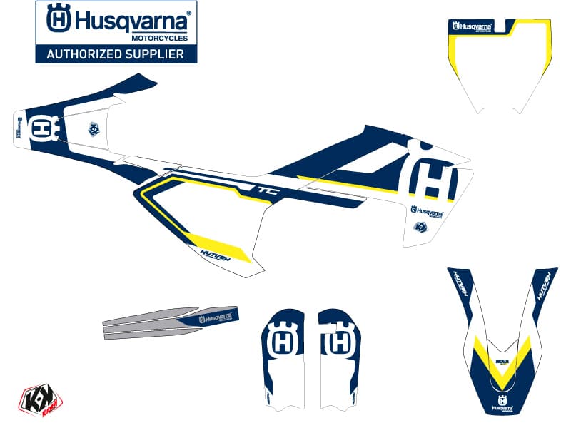 deko-set moto-cross nova husqvarna tc 65 blau | Husqvarna | Kutvek - View 2