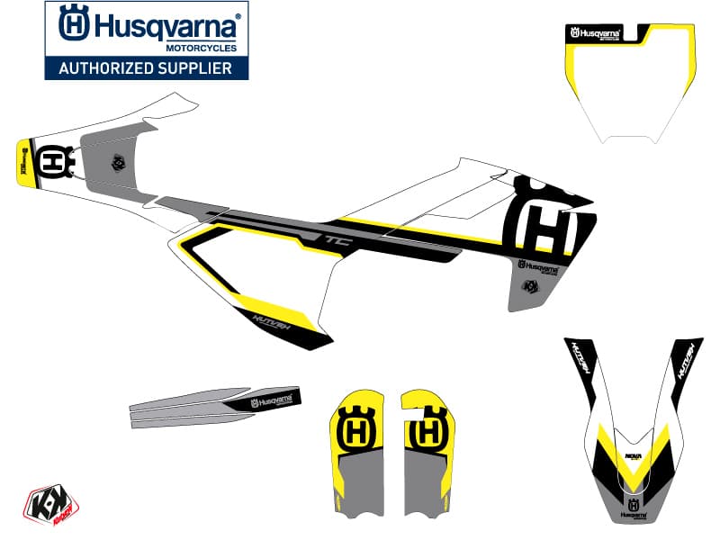 deko-set moto-cross nova husqvarna tc 65 schwarz | Husqvarna | Kutvek - View 2