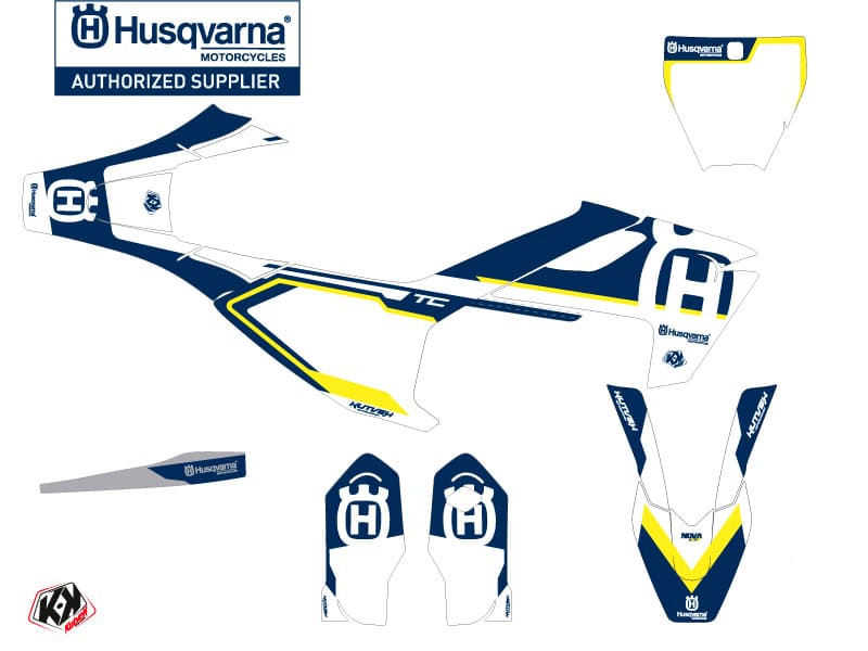 deko-set moto-cross nova husqvarna tc 85 blau | Husqvarna | Kutvek - View 2